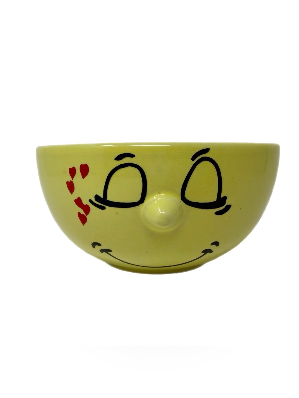 VINTAGE LIVINGWARE COLLECTION 3D SILLY FACE CEREAL DESSERT SOUP BOWL